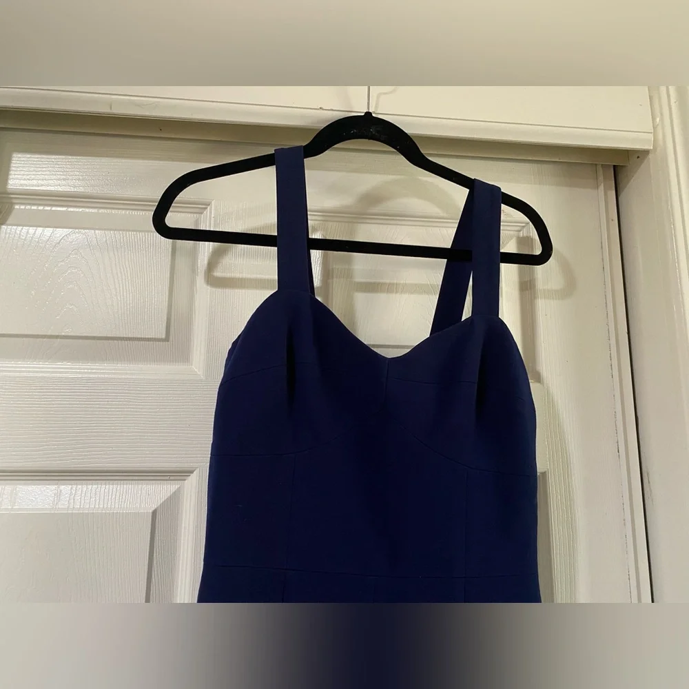 Nicole Miller‎ Artelier Elegant Navy Jumpsuit With White Buttons Size 4